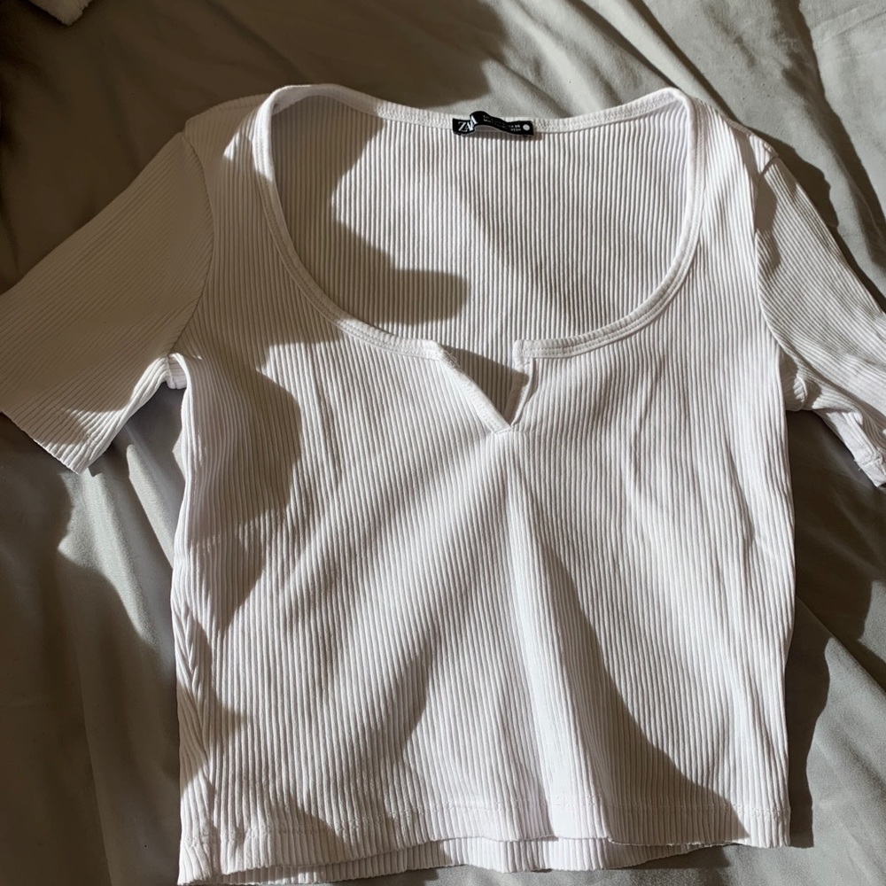 white t shirt from Zara